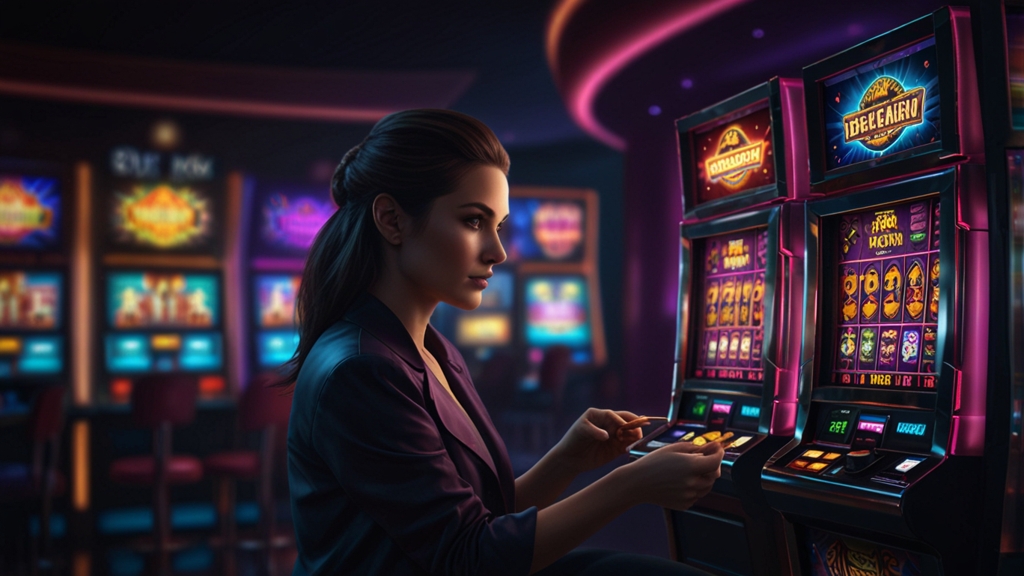 Verifica del codice promo in un ambiente casinò scuro