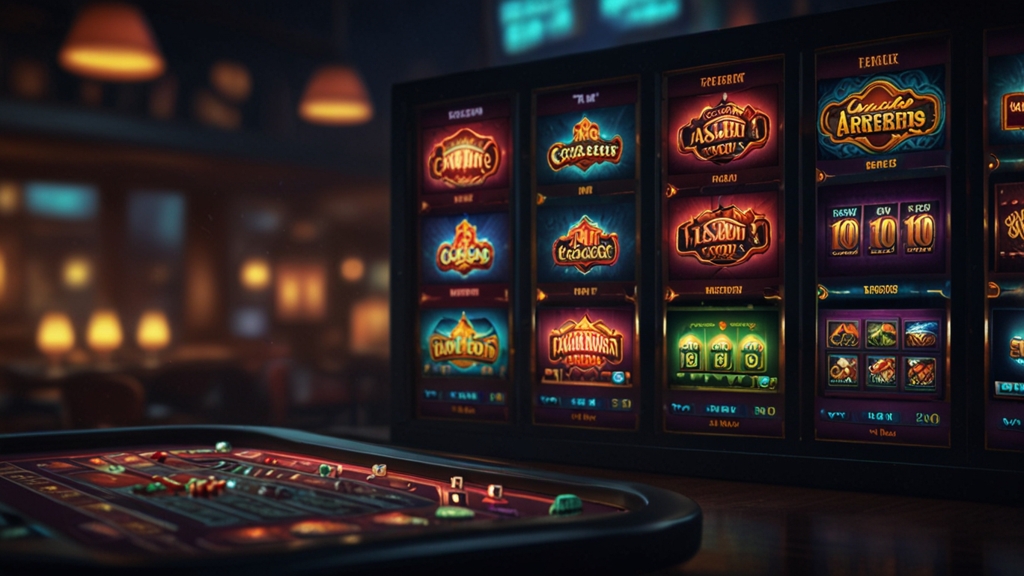 Interfaccia casinò con promozioni attive e rulli slot illuminati